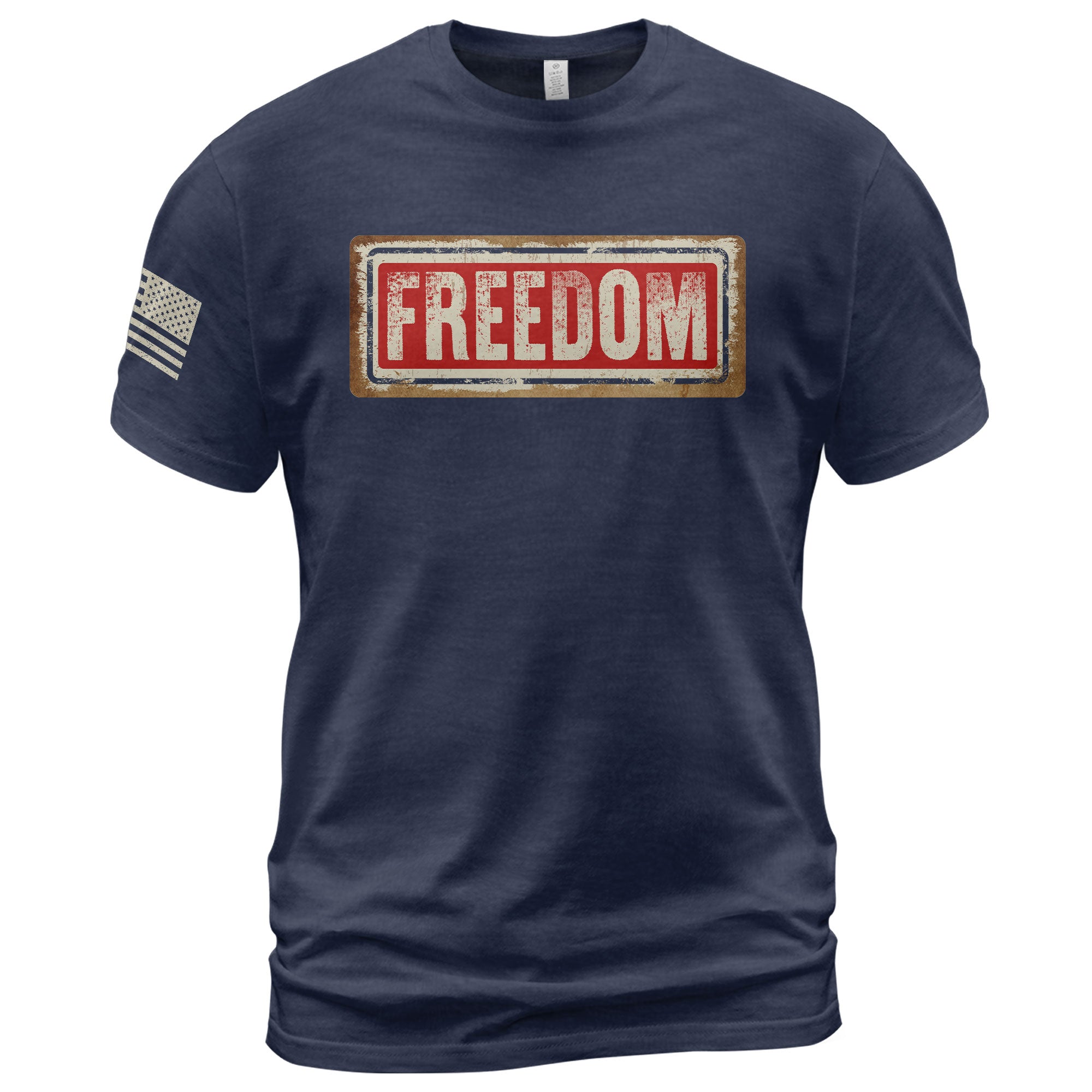 Freedom Sign Patriotic Tribute T-Shirt