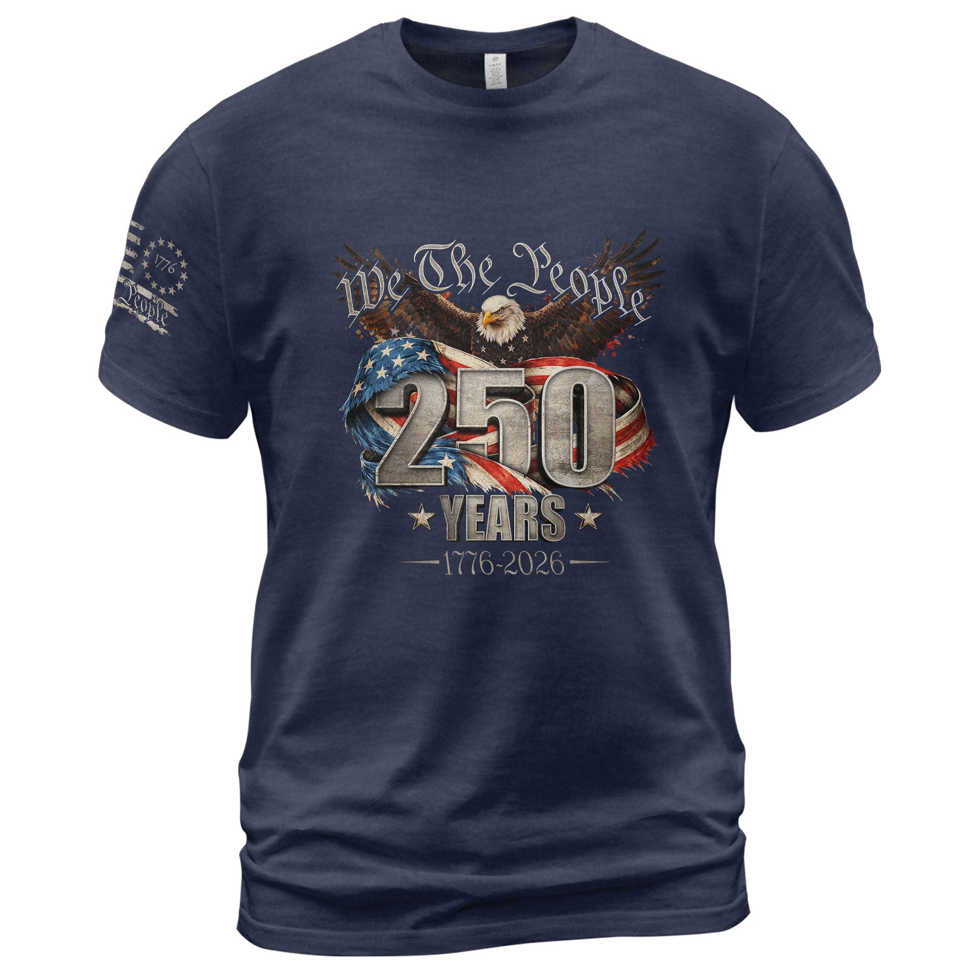 USA 250th Anniversary Shirt 1776-2026 We The People Eagle Patriotic America