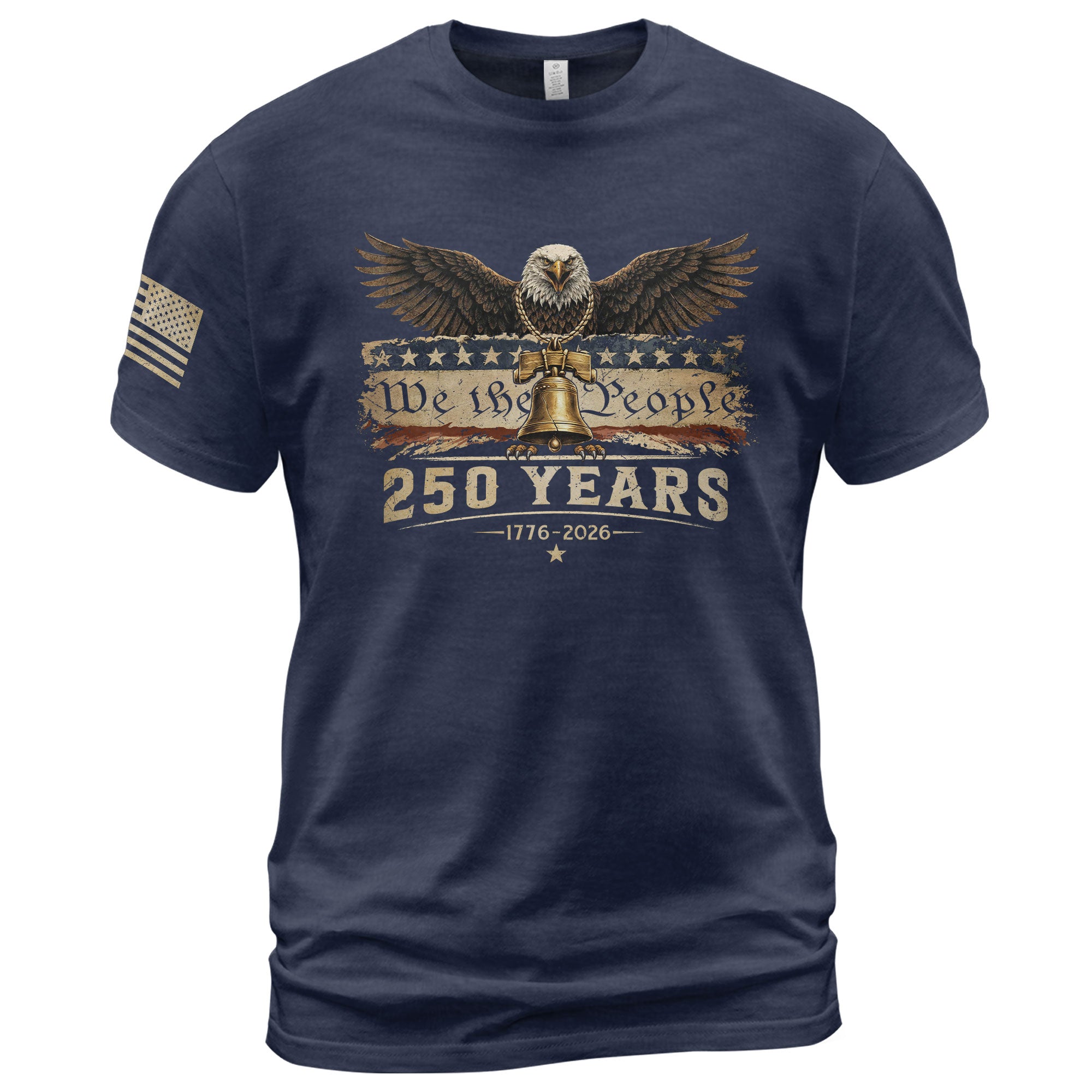 USA 250th Anniversary 250 Years Shirt 1776-2026 American Eagle Liberty Bell We The People