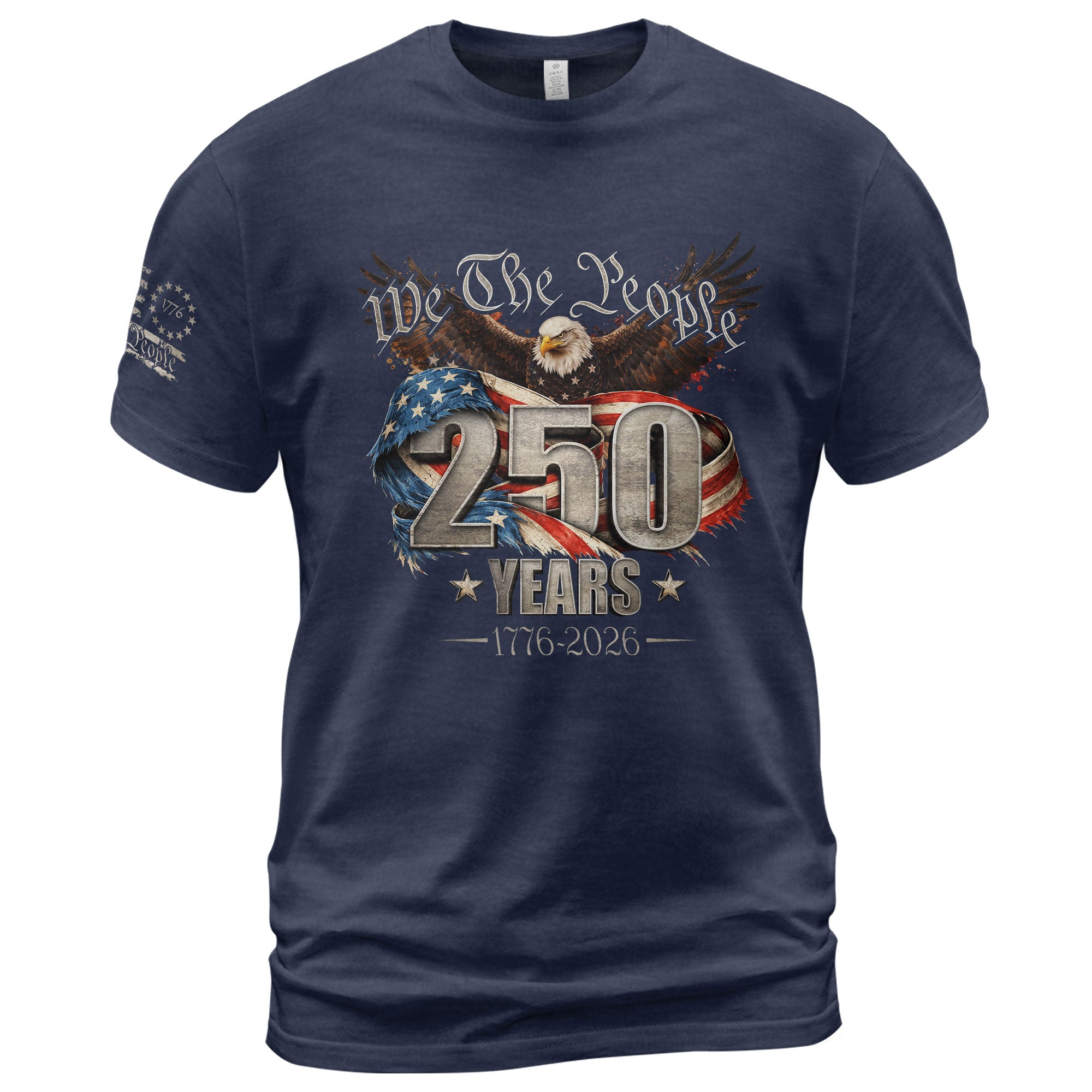 USA 250th Anniversary Shirt 1776-2026 We The People Eagle Patriotic America