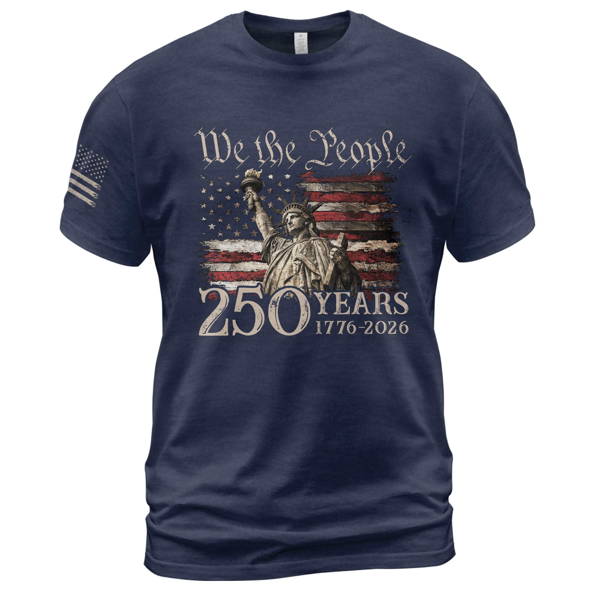 Vintage USA 250th Anniversary Shirt 1776-2026 Statue of Liberty Patriotic