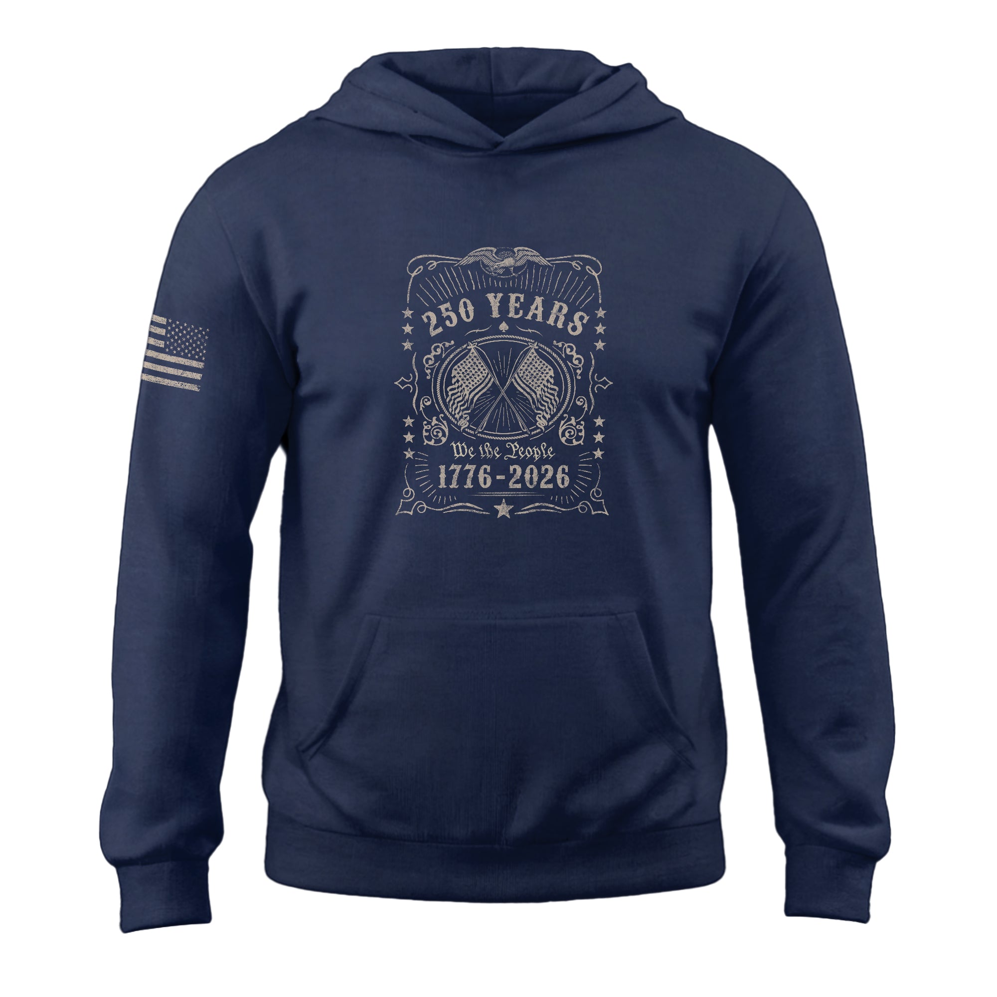 USA 250th Anniversary Semiquincentennial 250 Years Hoodie 1776-2026 We The People Patriotic