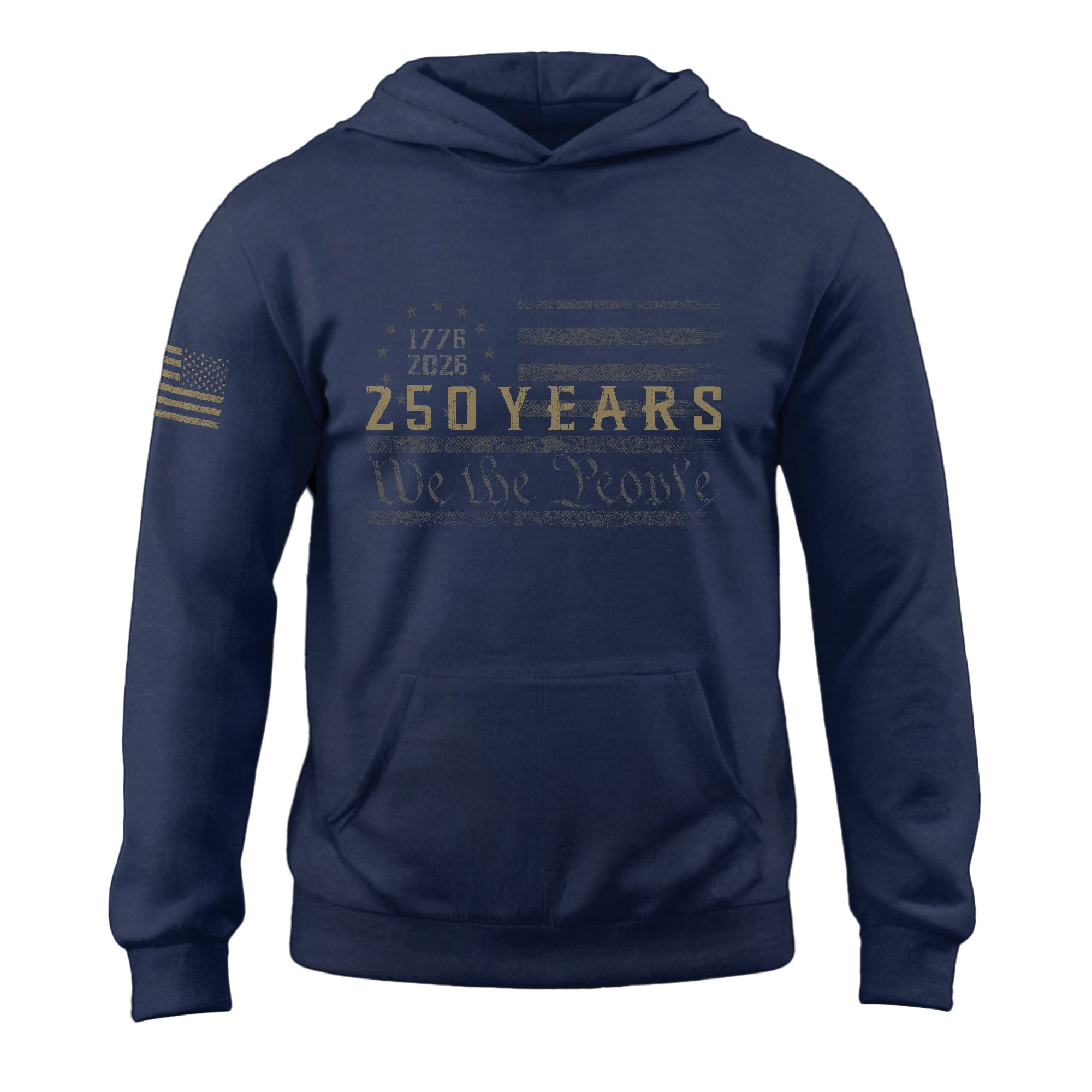USA 250th Anniversary Semiquincentennial 250 Years Hoodie 1776-2026 We The People Patriotic Flag Heritage