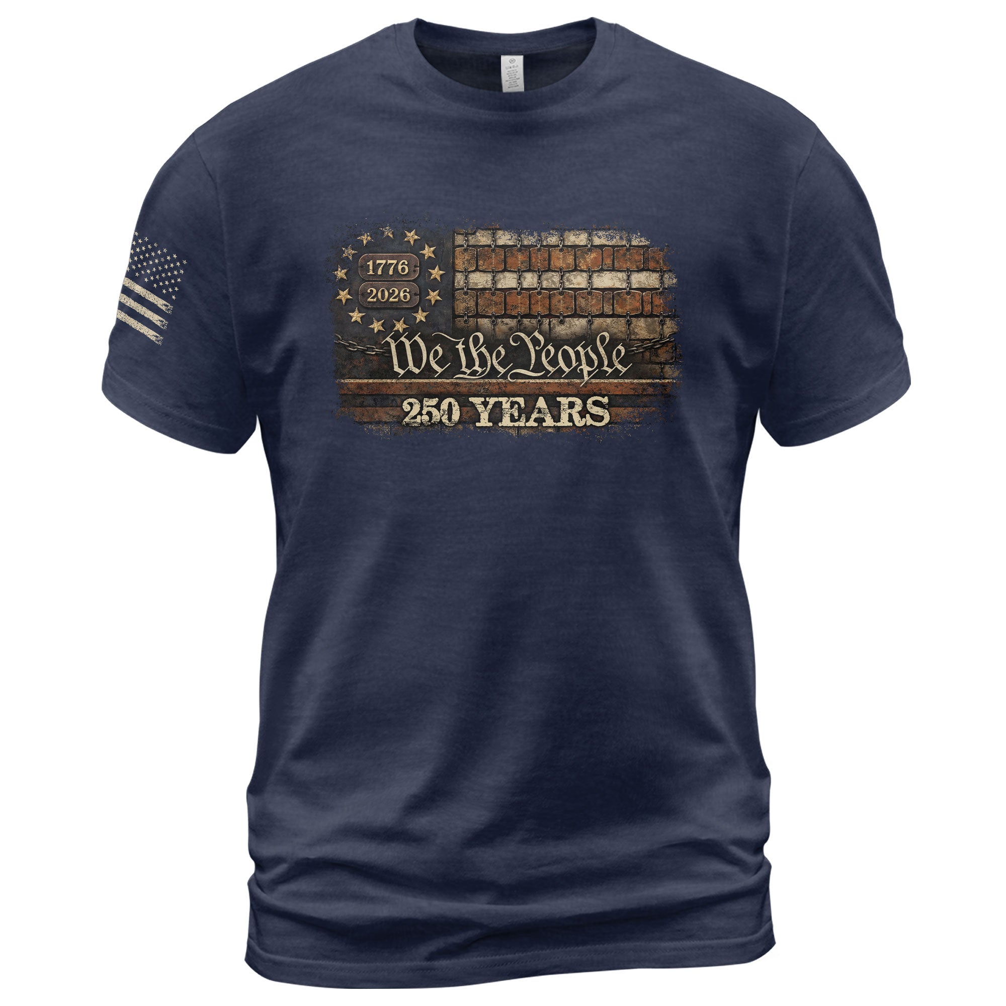 USA 250th Anniversary Semiquincentennial 250 Years Shirt 1776-2026 We The People Flag Mental Heritage Patriotic