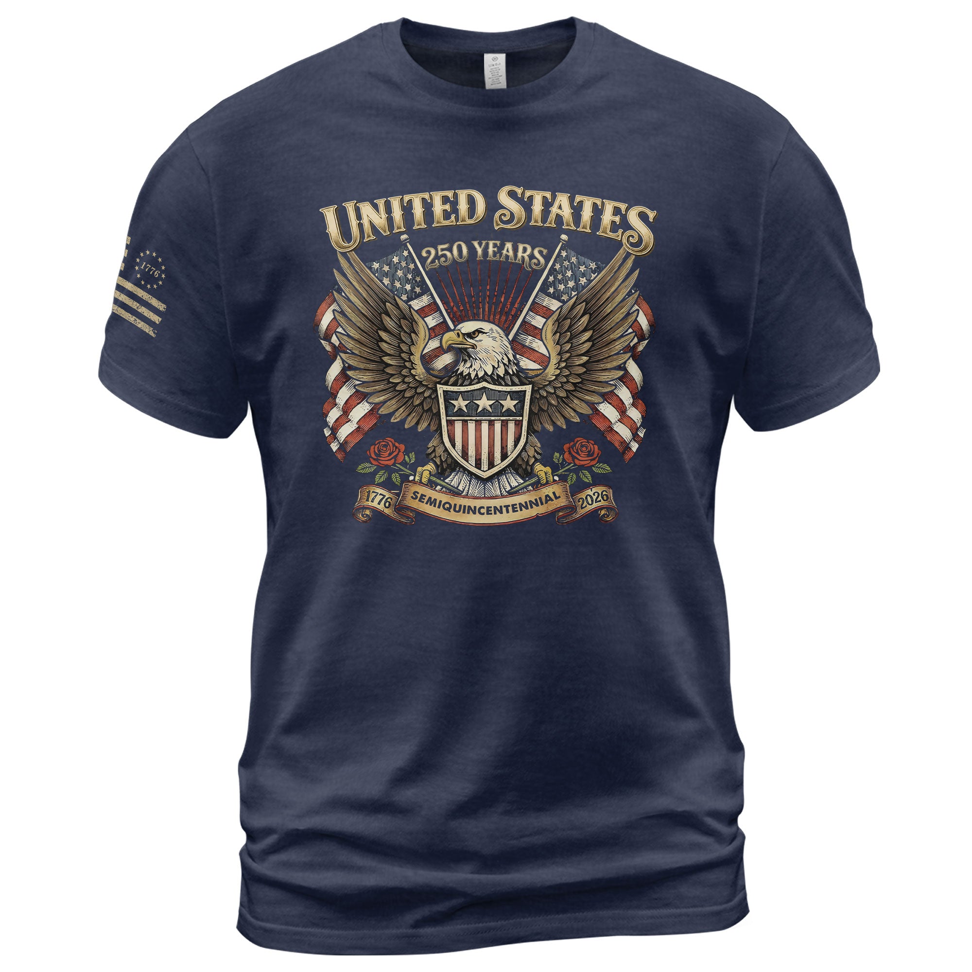 USA 250th Anniversary Shirt 1776–2026, Semiquincentennial Past and Present Freedom Tribute