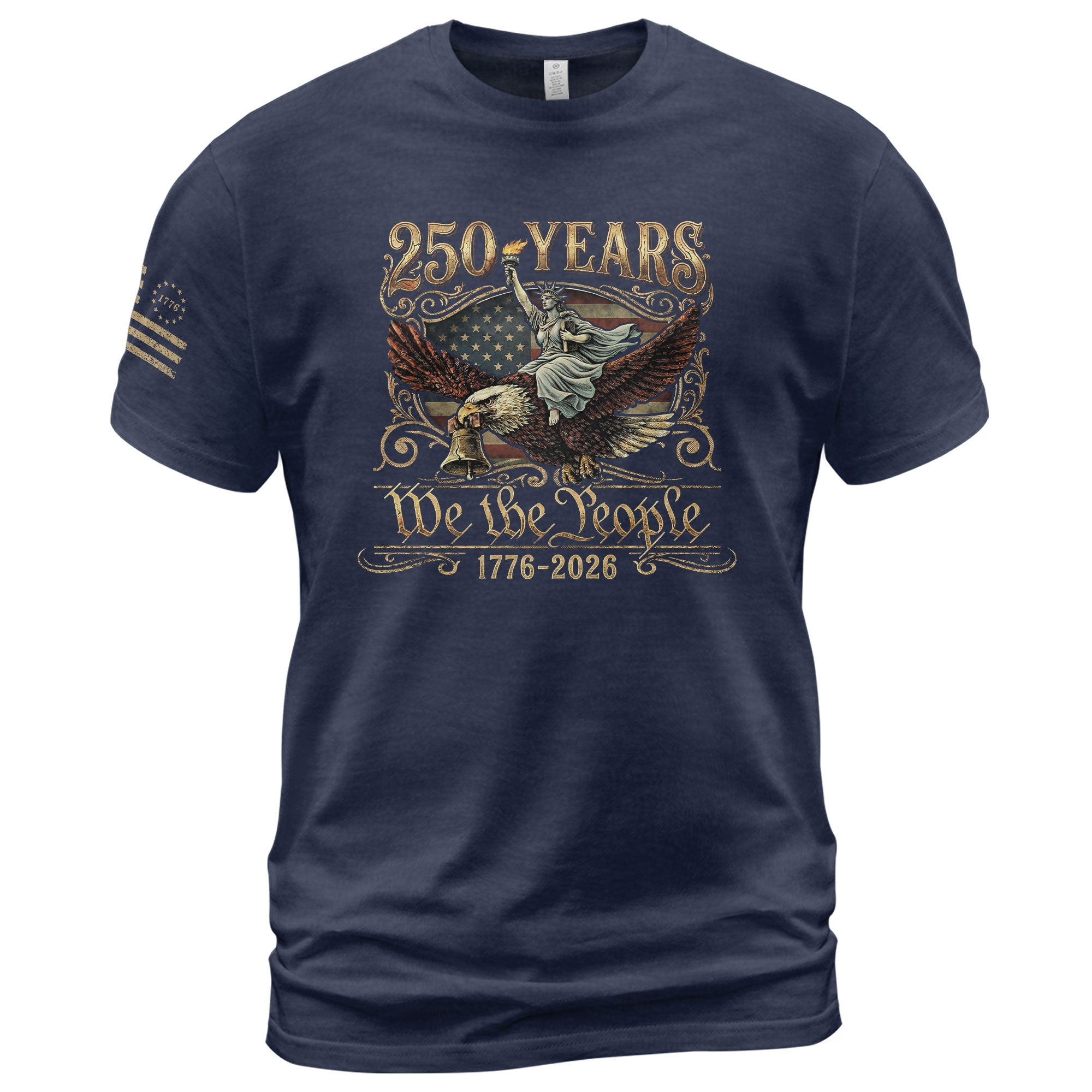 America 1776–2026 250 Years Anniversary Shirt, Semiquincentennial Torch of Freedom Design