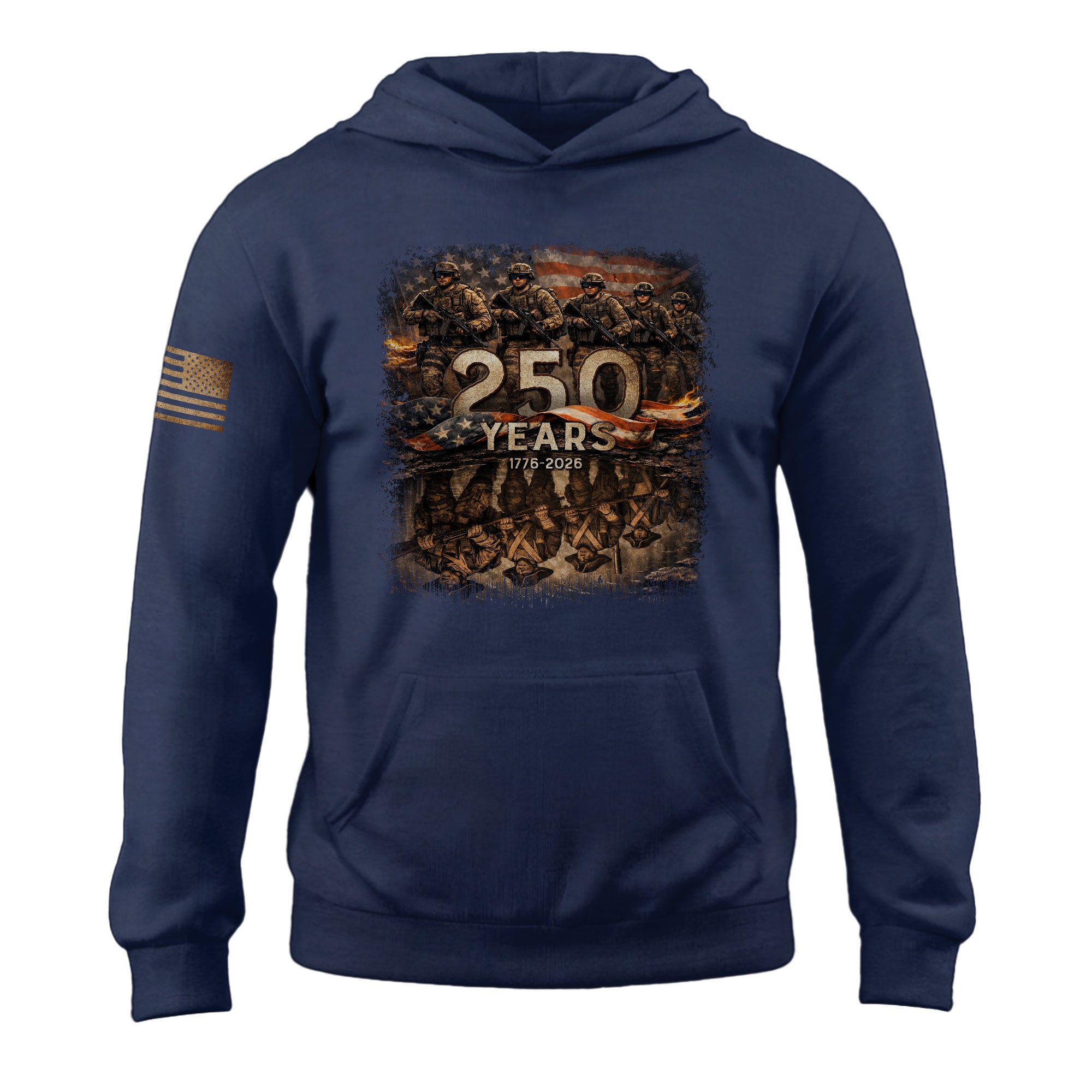 USA 250 Years Anniversary Hoodie 1776–2026, Vintage American Heritage Celebration Hoodie for Men and Women