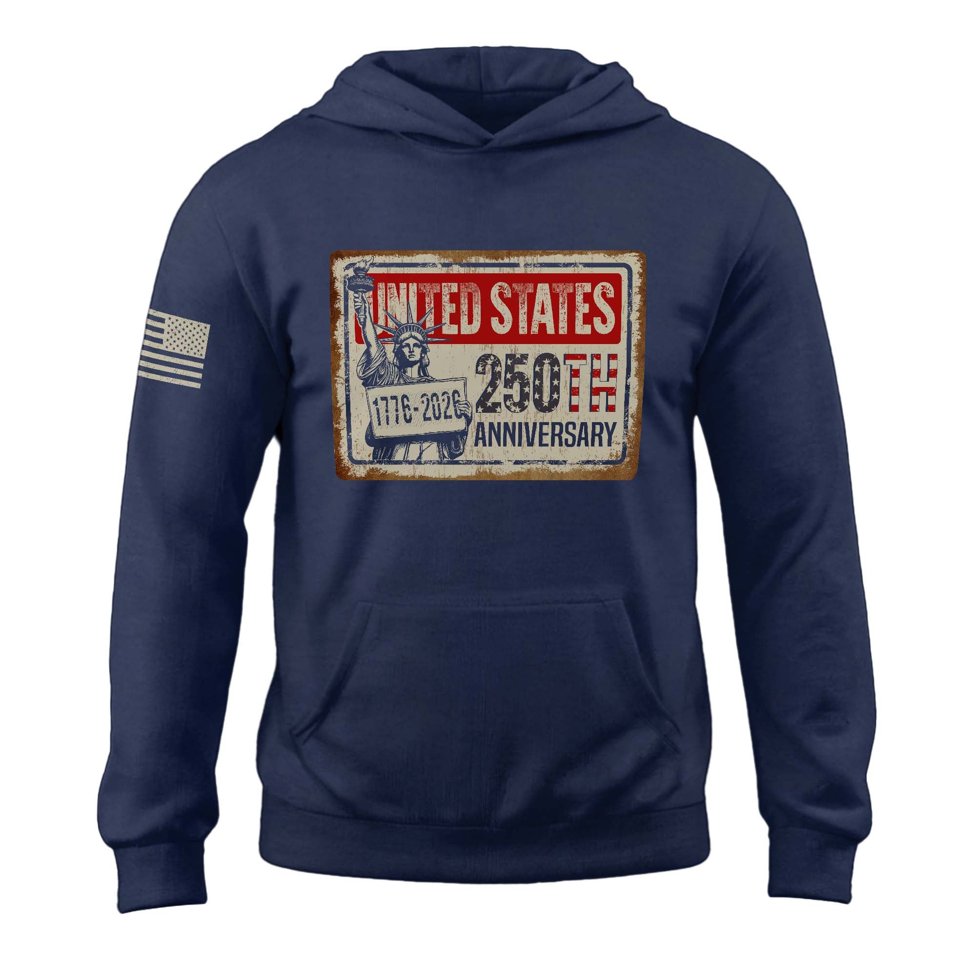 USA 250th Anniversary Hoodie 1776–2026, Timeless American Heritage Freedom Hoodie
