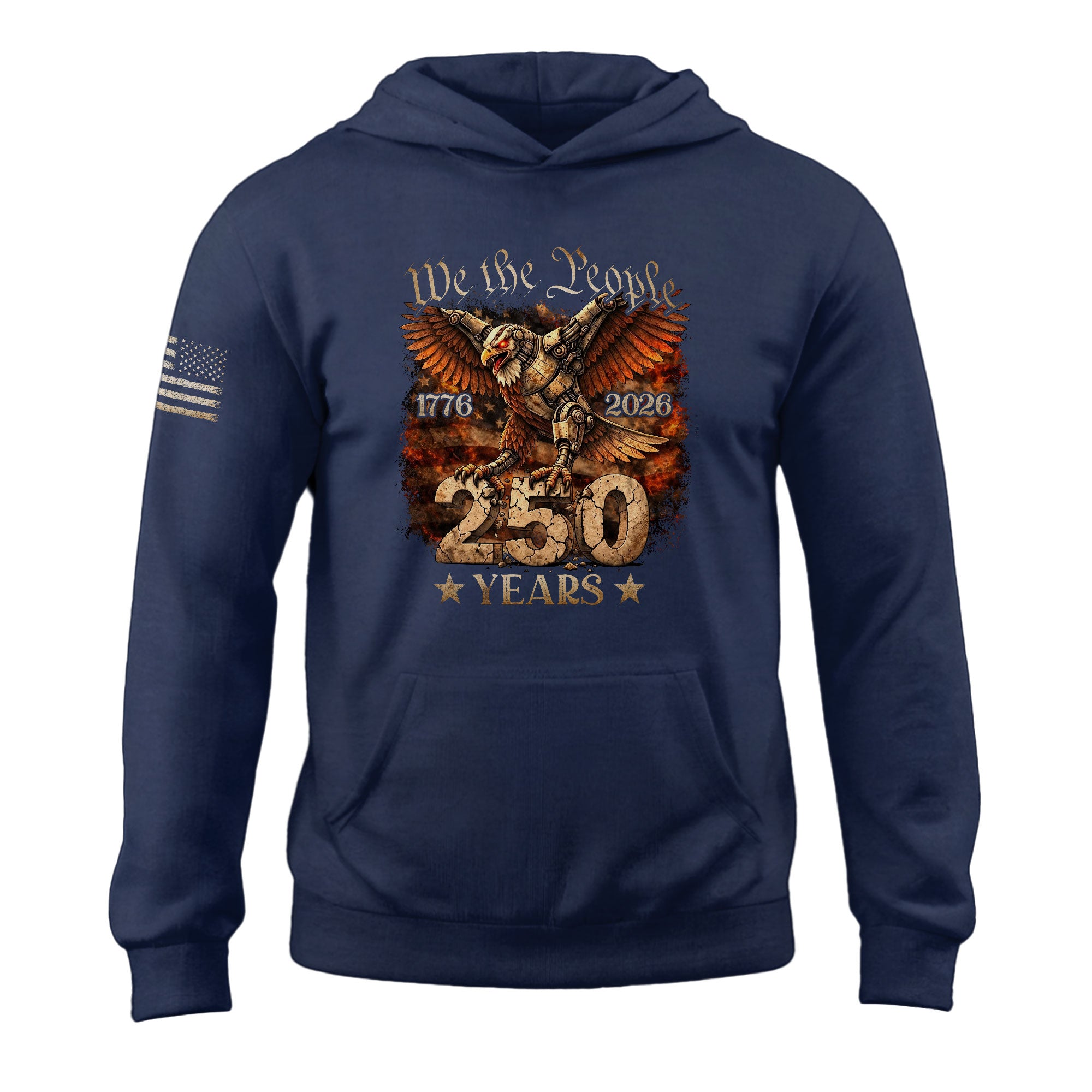 USA 250th Anniversary Hoodie 1776–2026, Premium American Heritage Freedom Celebration Hoodie