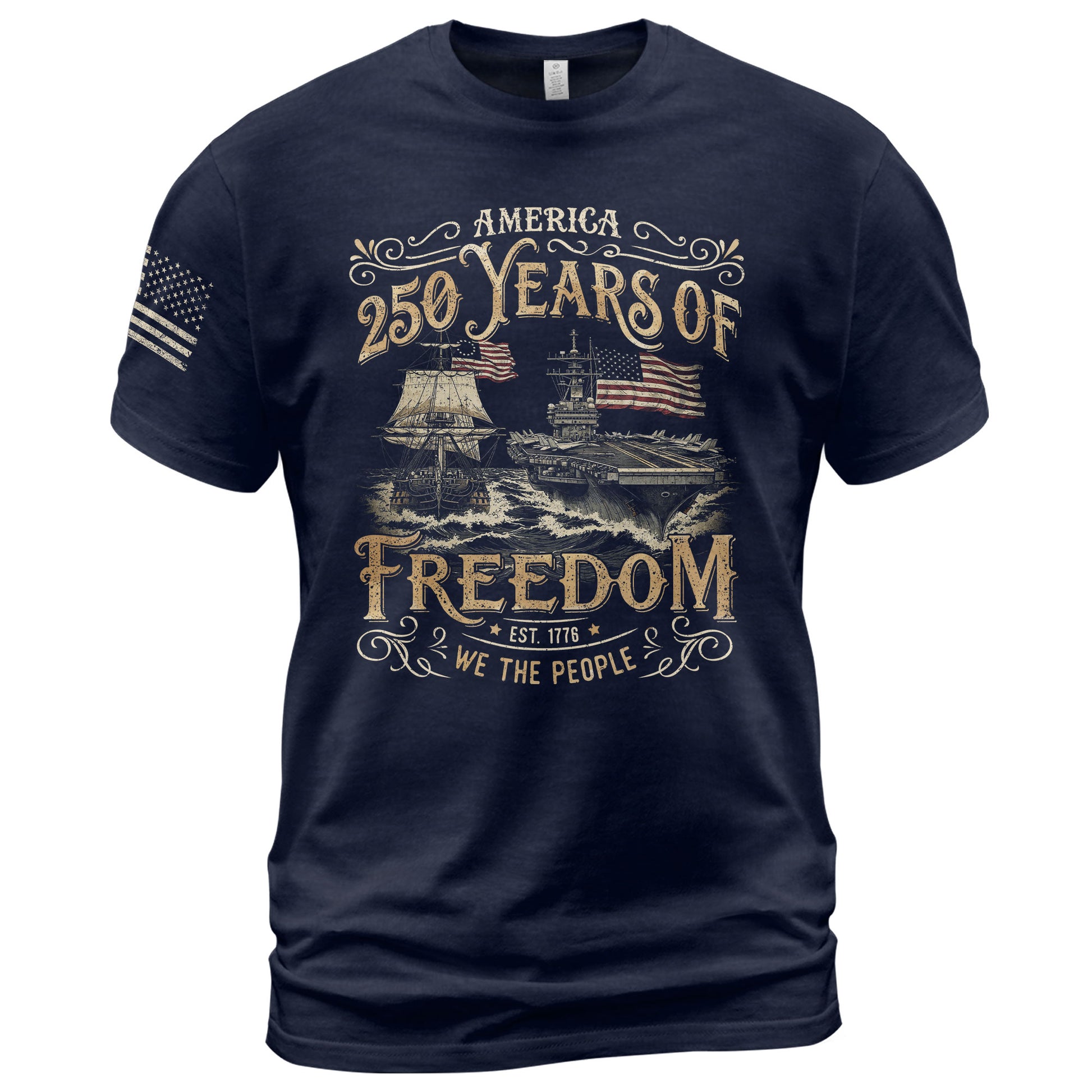 1776–2026 American Freedom Celebration 250th Anniversary Shirt - Rust Field Wear