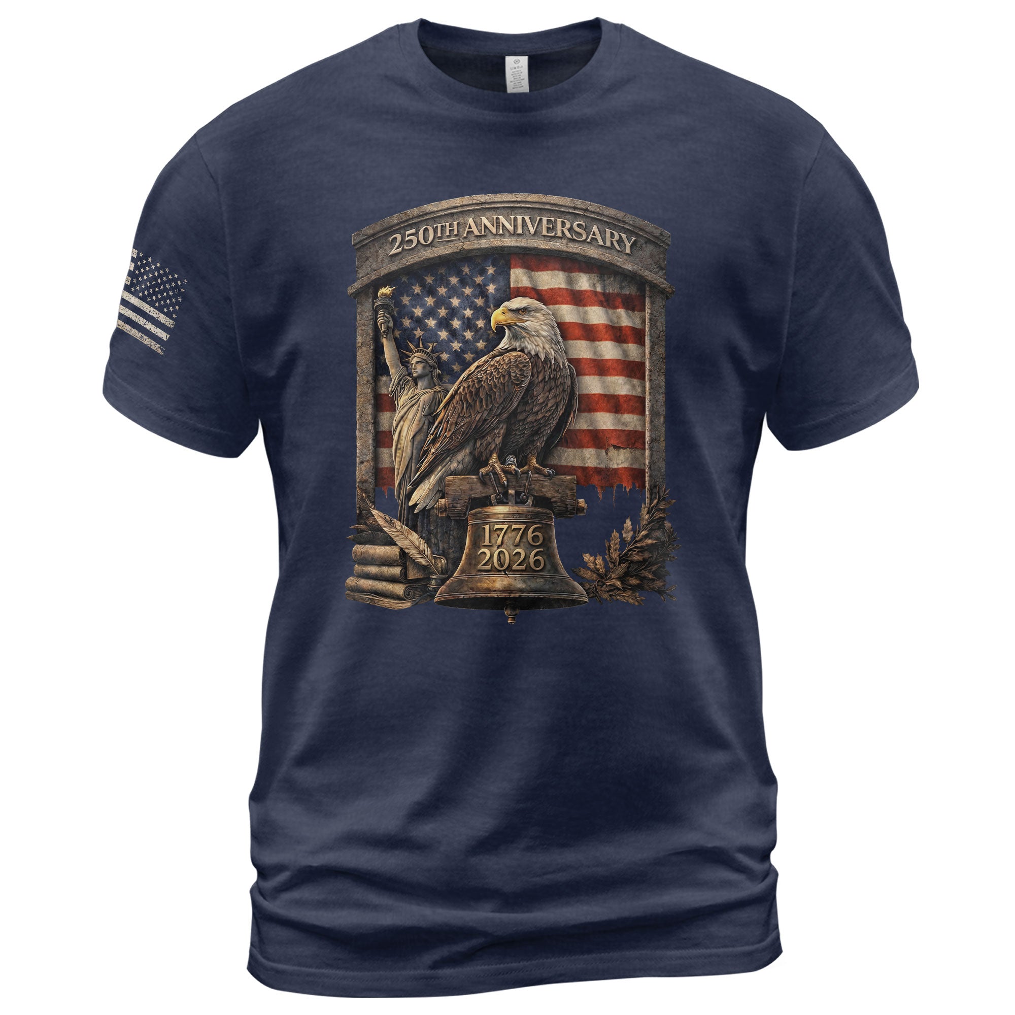 American Eagle 250th Anniversary Shirt Patriotic Independence Freedom 1776–2026