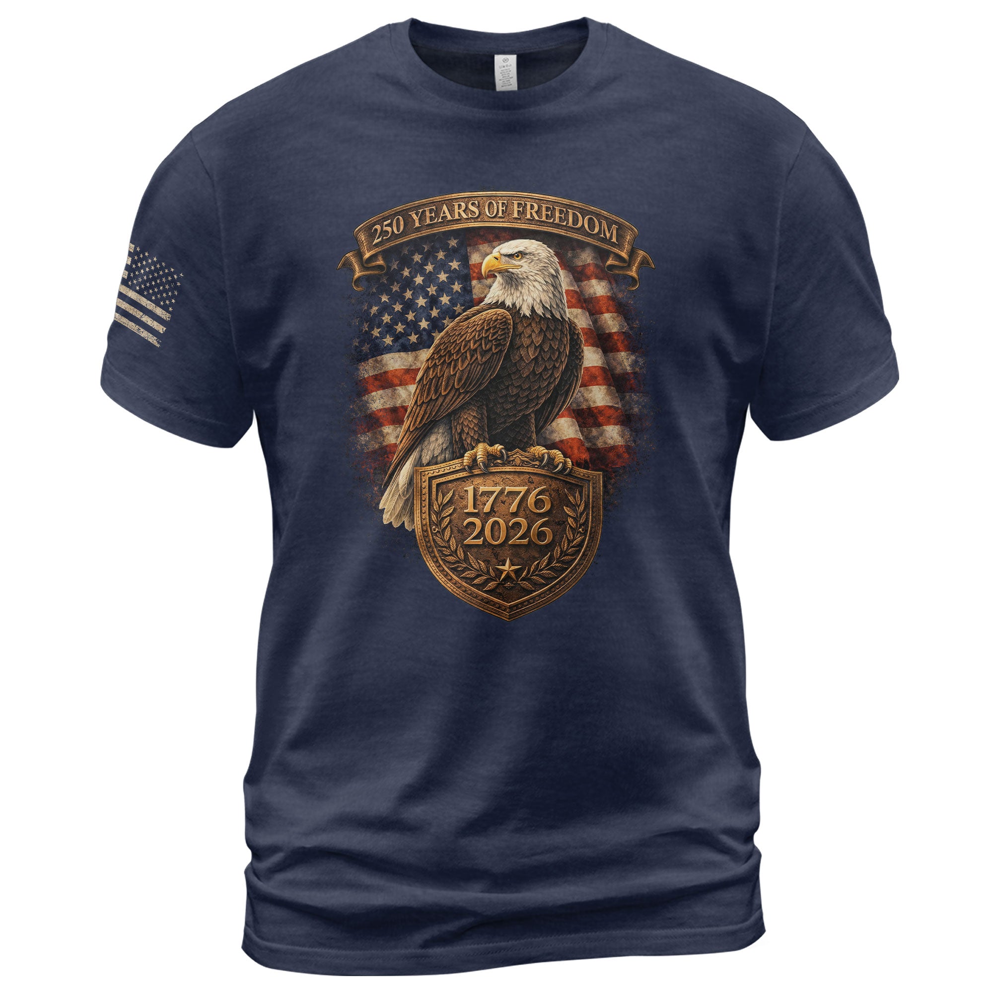 USA Eagle 250th Anniversary Patriotic Shirt Semiquincentennial Freedom Tee