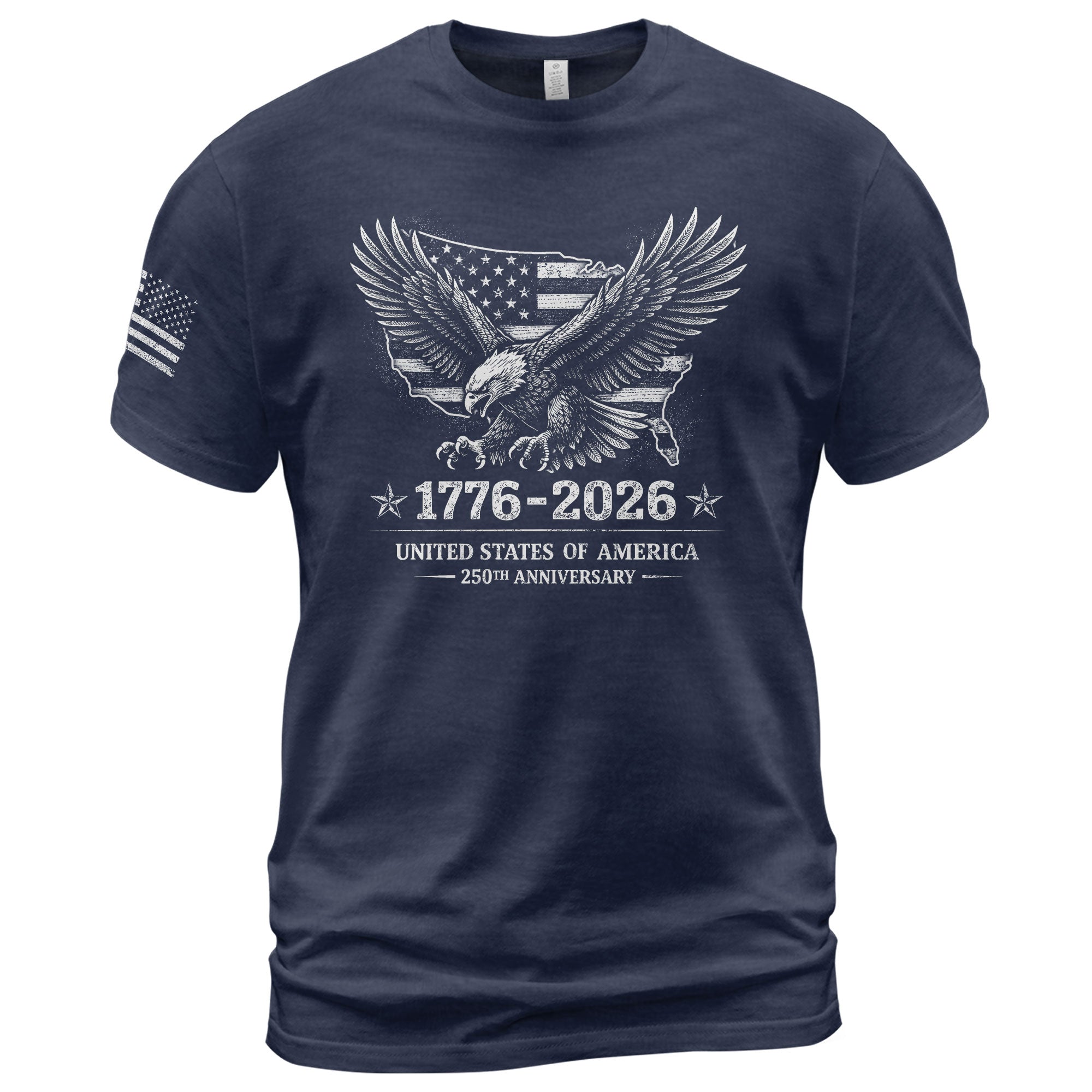 USA 250th Anniversary Shirt 1776-2026 United States of America Patriotic Eagle American Flag Semiquincentennial
