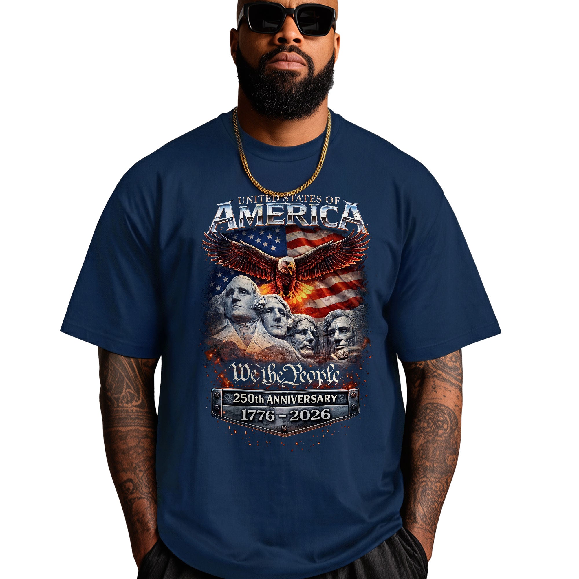 We The People 250th Anniversary 1776–2026 – Founding Legacy Patriotic T-Shirt