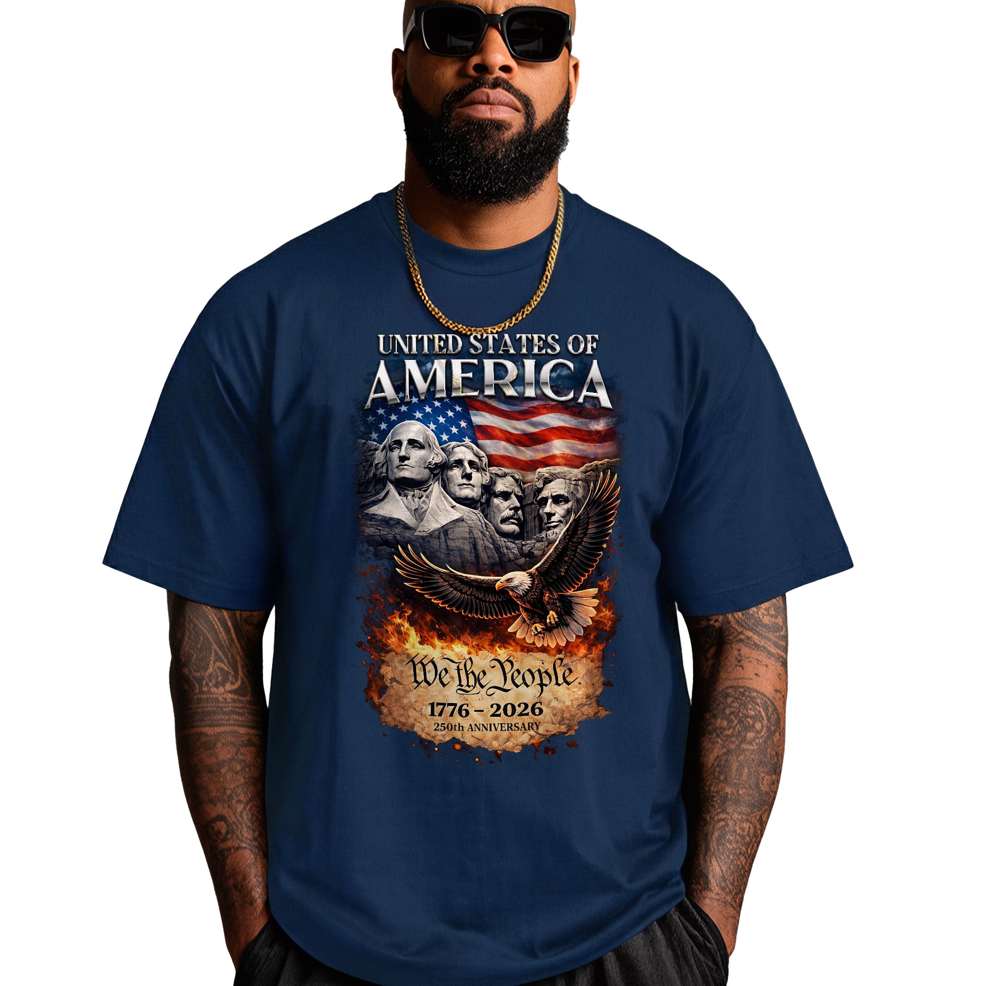 United States of America 1776–2026 – 250 Years of Freedom Commemorative T-Shirt