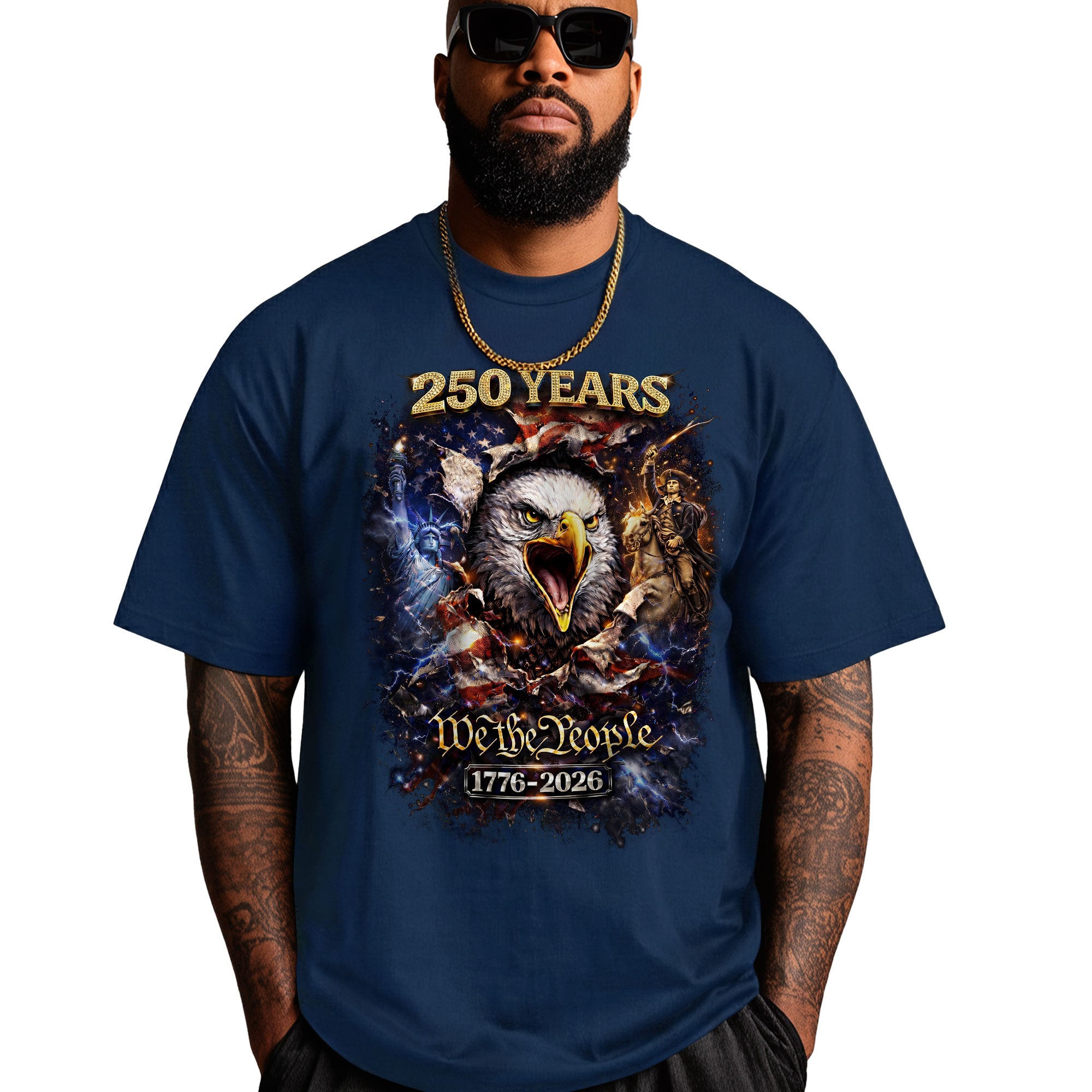 250 Years We The People 1776–2026 – American Heritage Graphic T-Shirt