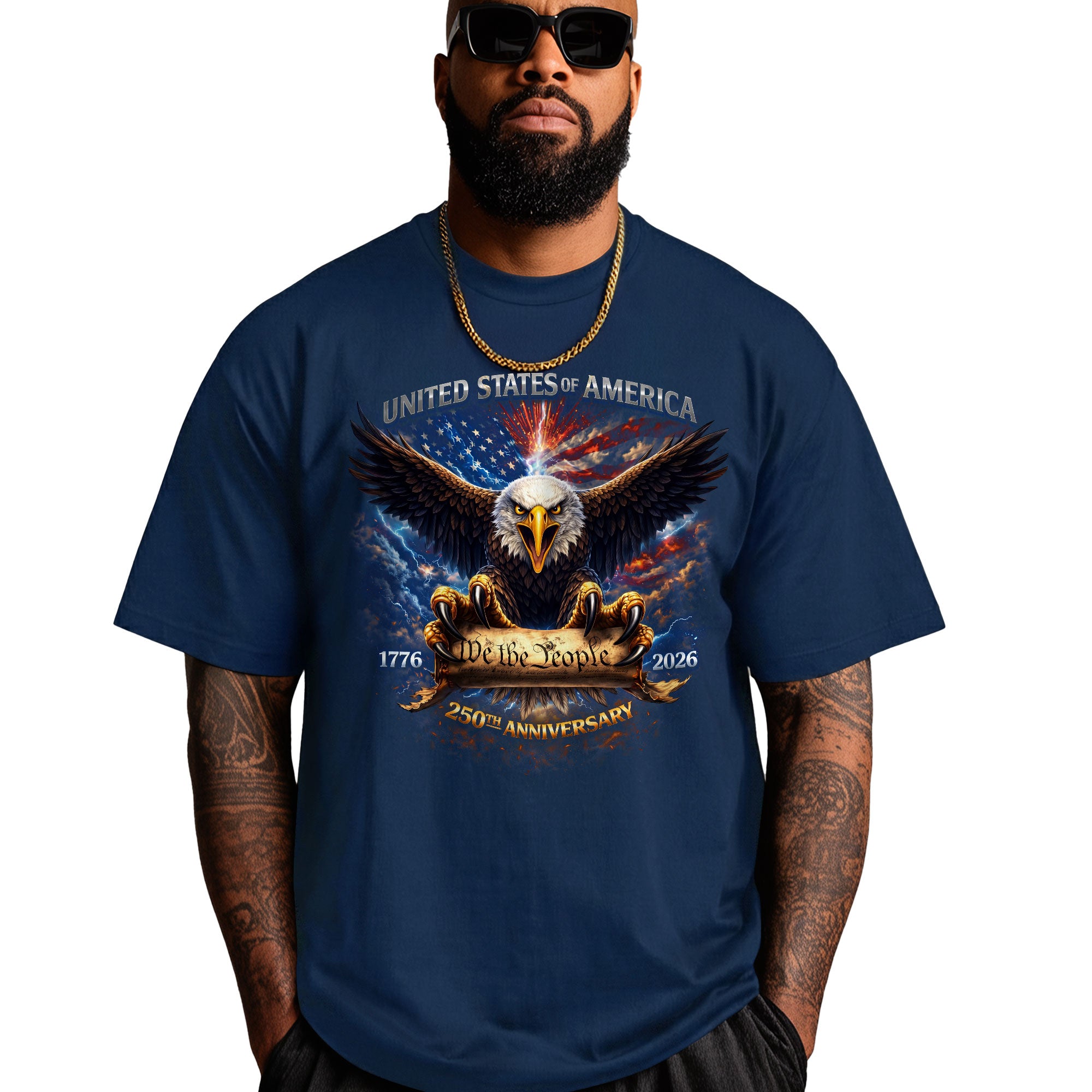 We The People USA 250th Anniversary Bootleg Shirt - Bold 90s Streetwear American Pride Graphic Tee