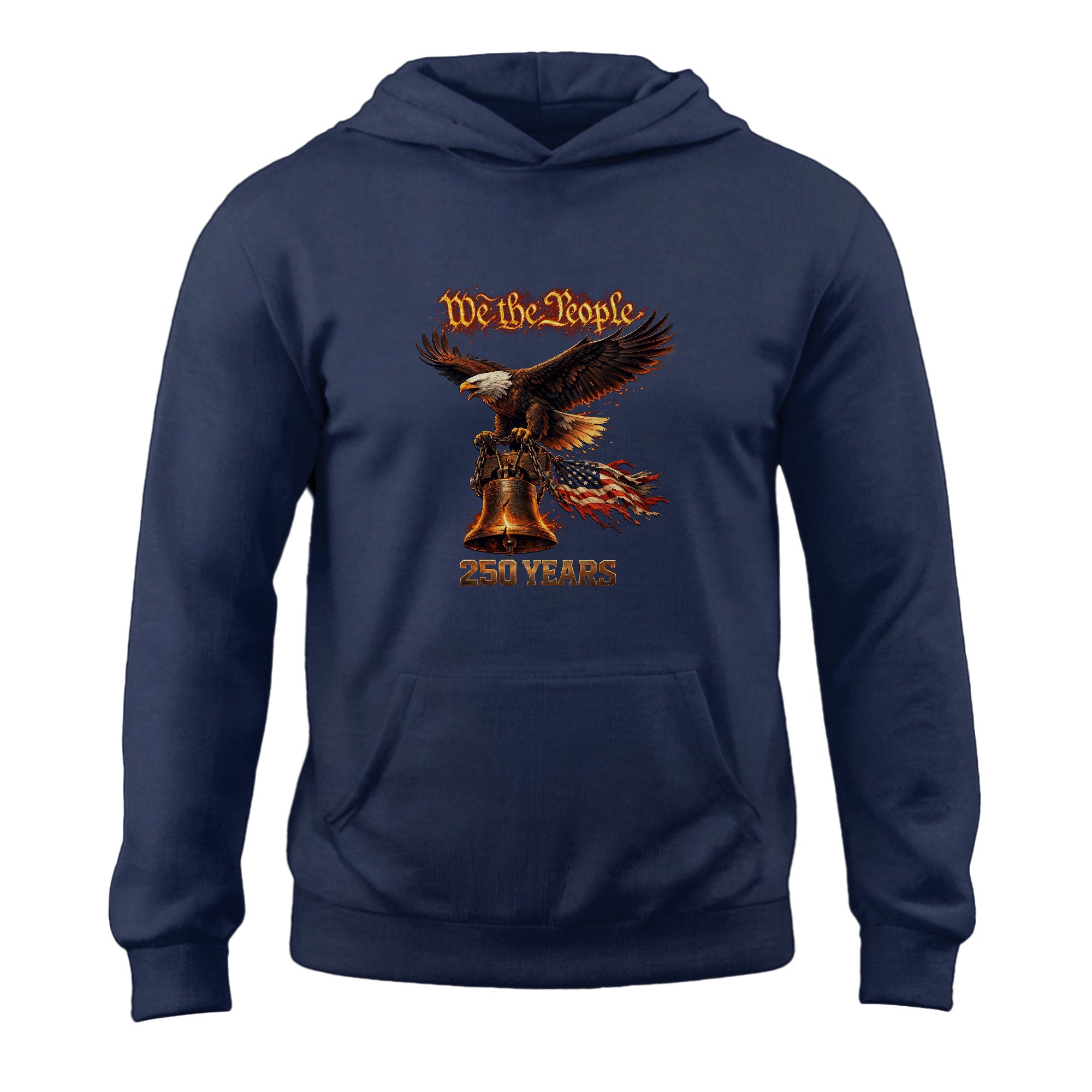 Semiquincentennial 250 Years Hoodie – We The People Eagle & Liberty Bell Design