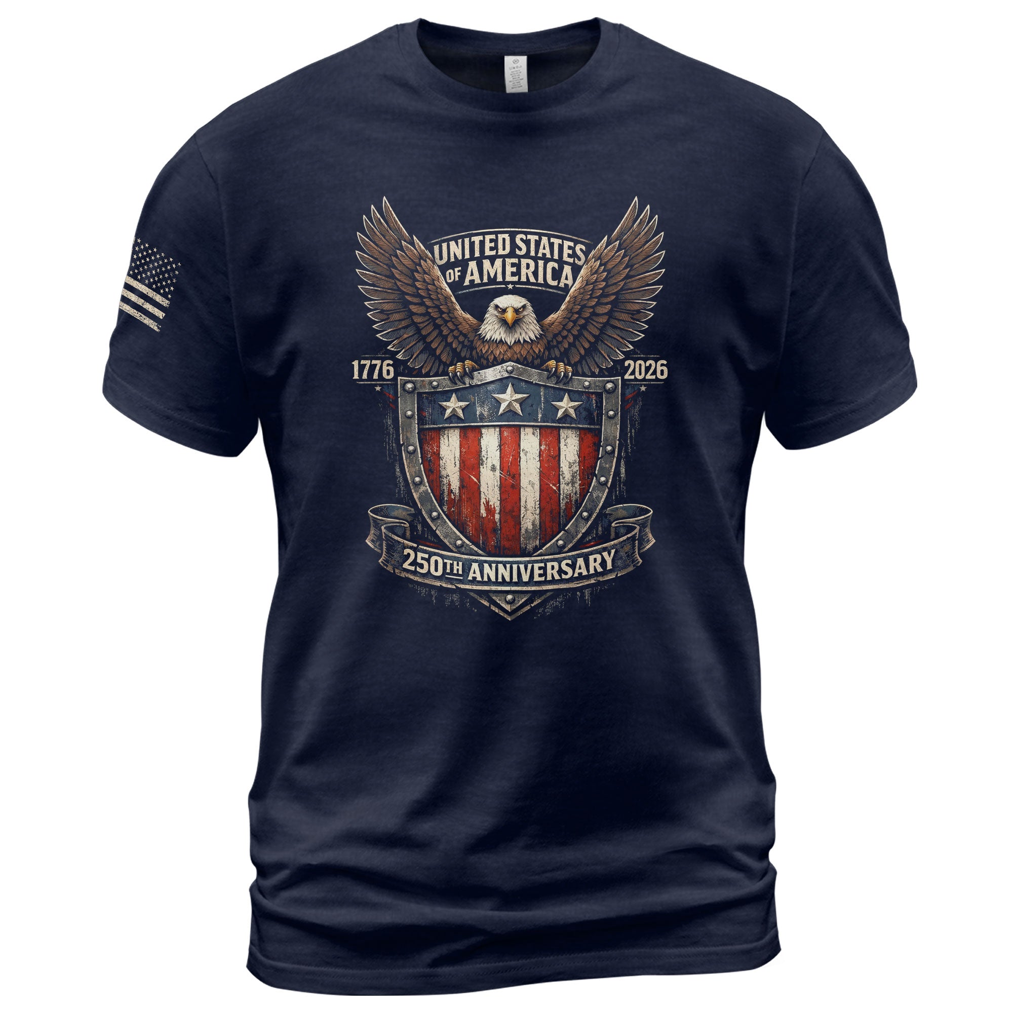 Semiquincentennial United States 250th Anniversary Eagle Shield Heritage Shirt