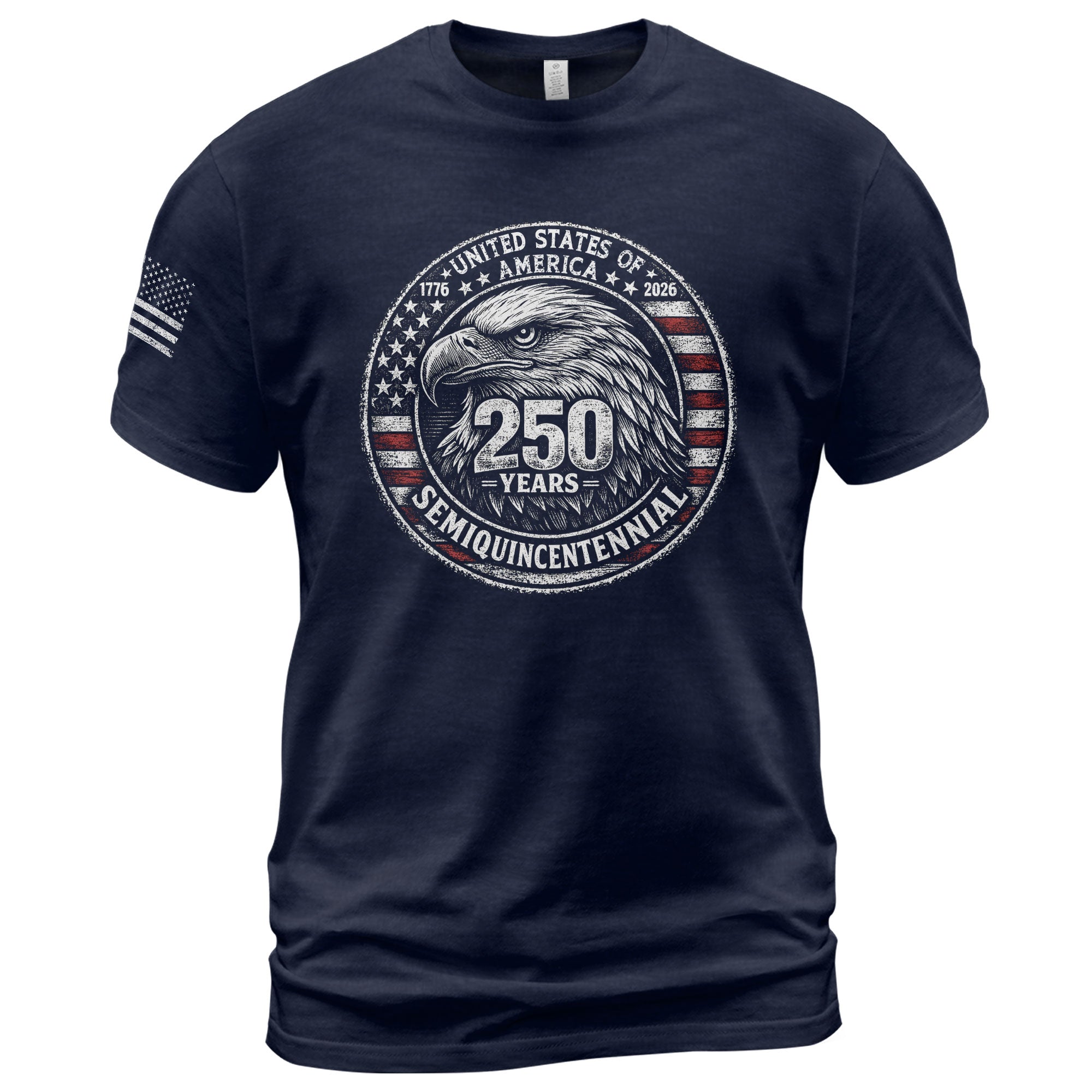 United States of America 250 Years Semiquincentennial Eagle Patriotic Shirt 1776–2026 Independence Anniversary Tribute