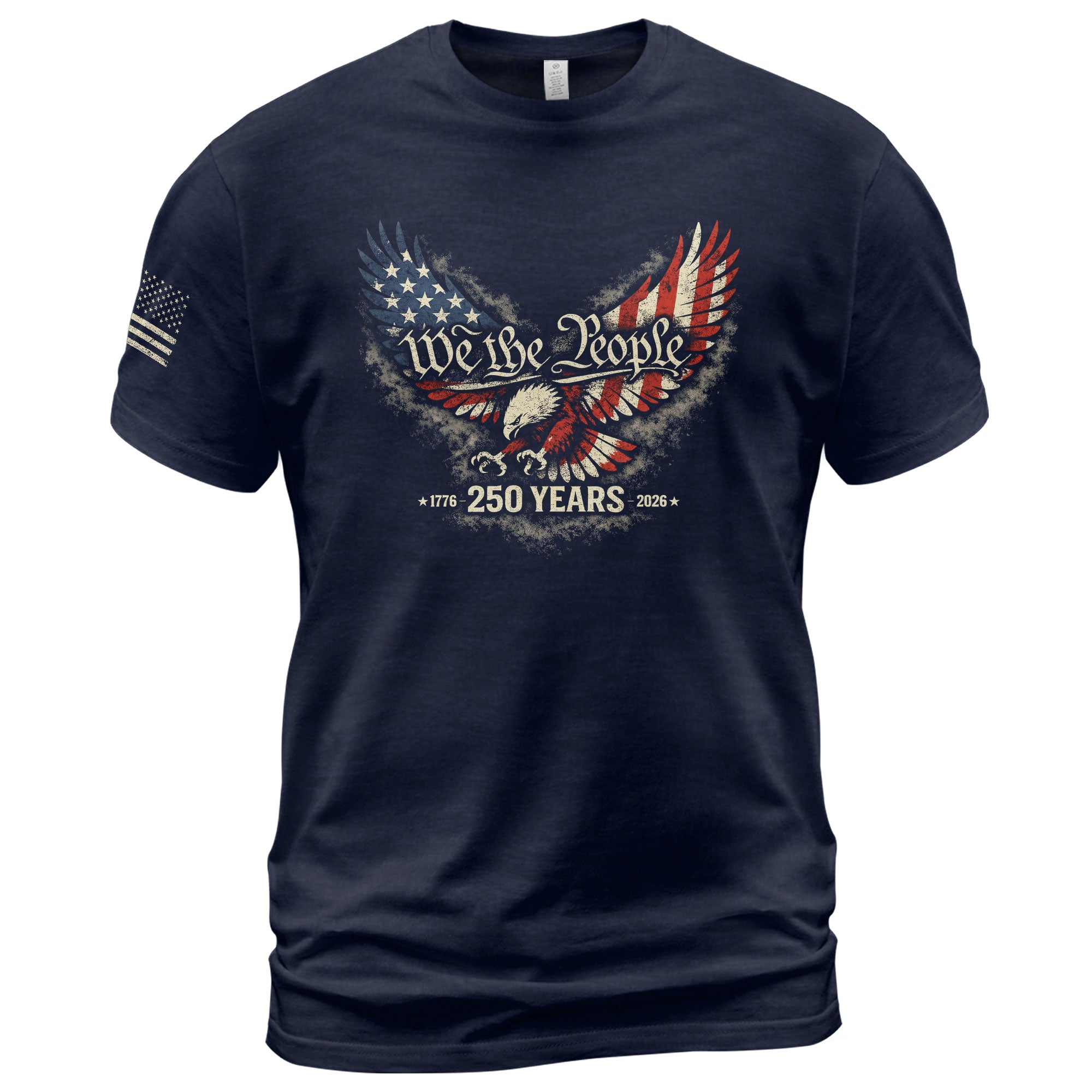 America 250th Anniversary T-Shirt 1776-2026 – We The People & Eagle Freedom Tee