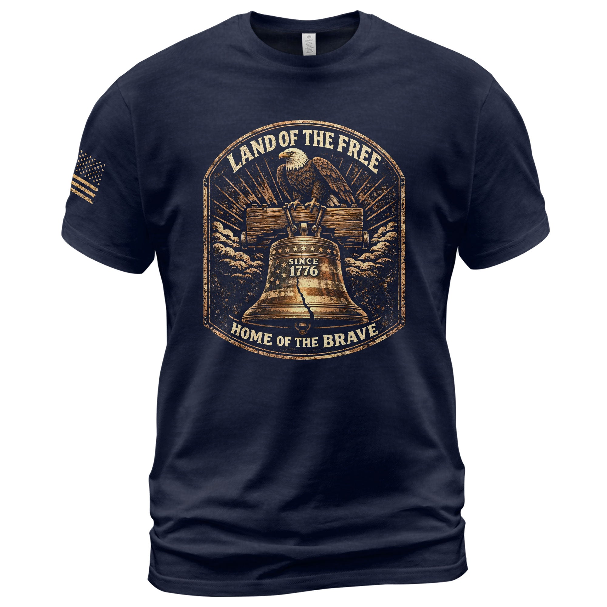 America 250th Anniversary T-Shirt 1776-2026 – Land of the Free Liberty Bell & Eagle Tee