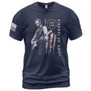 Betsy Ross Flag Abraham Lincoln Guitar Shirt Vintage 1776 2026 Patriotic USA T-Shirt