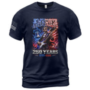 Abraham Lincoln Rock Guitar Shirt Liberty Bell Patriotic 1776 2026 Tee