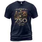 Presidents Band T Shirt America 250 Years Lincoln Patriotic 1776 2026 Graphic Tee