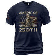 Patriotic George Washington Guitar Shirt 1776-2026 Historical Graphic Tee Anniversary Apparel
