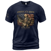 America's 250th George Washington Guitar Patriotic Flag 1776-2026 Independence Shirt