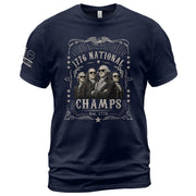 1776 National Champs T-Shirt – Vintage Founding Fathers Graphic Tee for Patriotic Style