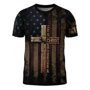 I Can Do All Things Through Christ | Philippians 4:13 Cross & Crown Tee - Rust Field Wear