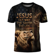 Jesus Is the Truth | Crown of Thorns & Patriotic Lion Faithwear