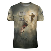 Faith Over Fear Jesus Crown of Thorns T-Shirt - Rust Field Wear