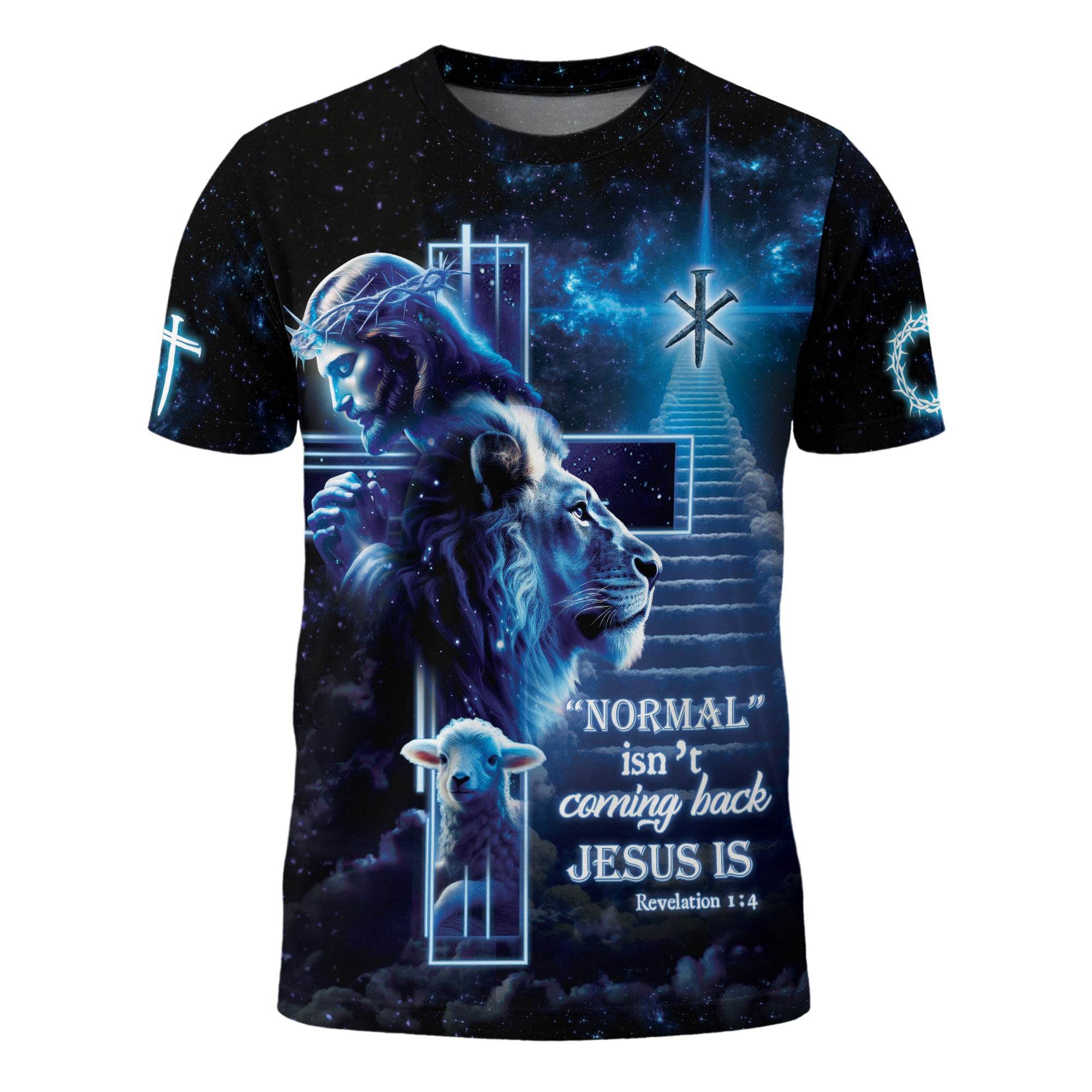 The Lion And The Lamb "Jesus Is Coming Back" Christian T-Shirt