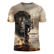 From Calvary's Cross He Is Coming Back Jesus T-Shirt - Rust Field Wear