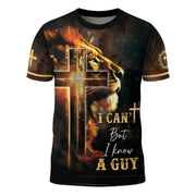 I Can't But He Can Fiery Lion Of Judah Christian Shirt