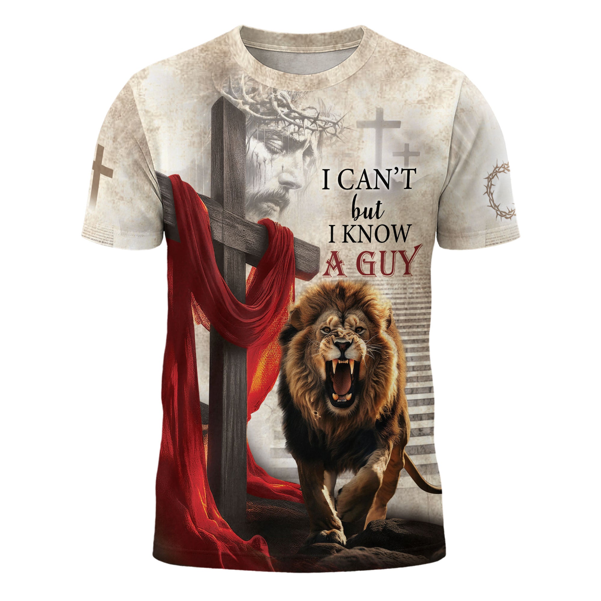 My Strength Is In The Guy I Know Fiery Cross T-Shirt
