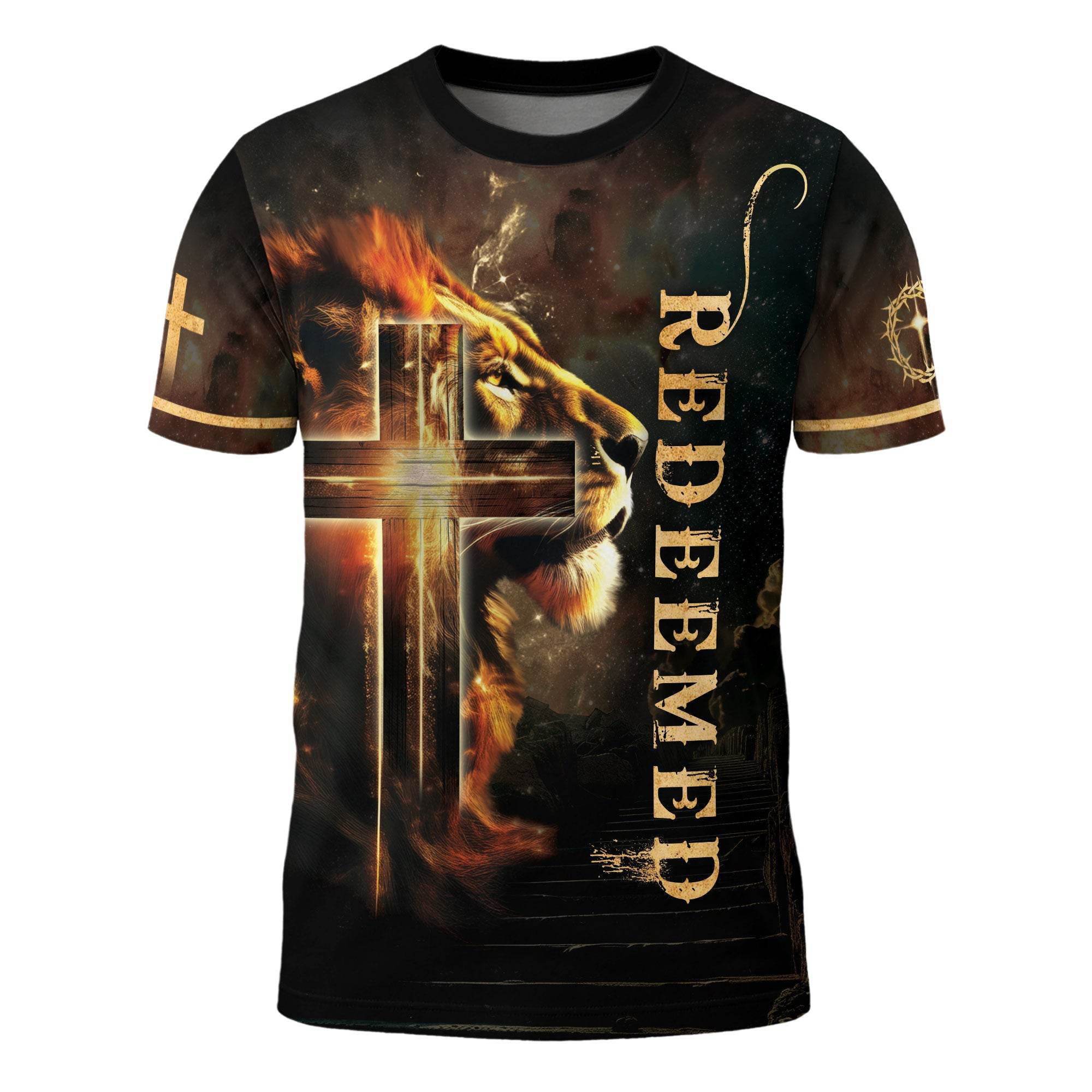 Redeemed By The Fire Of His Love Christian T-Shirt - Rust Field Wear