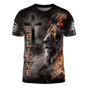 My Faith Is In The Cross "Believe" Religious T-Shirt