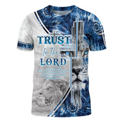 He Shall Direct Your Paths Proverbs 3:5-6 Christian T-Shirt - Rust Field Wear
