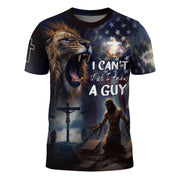 I Can’t But I Know A Guy Jesus Cross Lion and Lamb Redemption T-Shirt