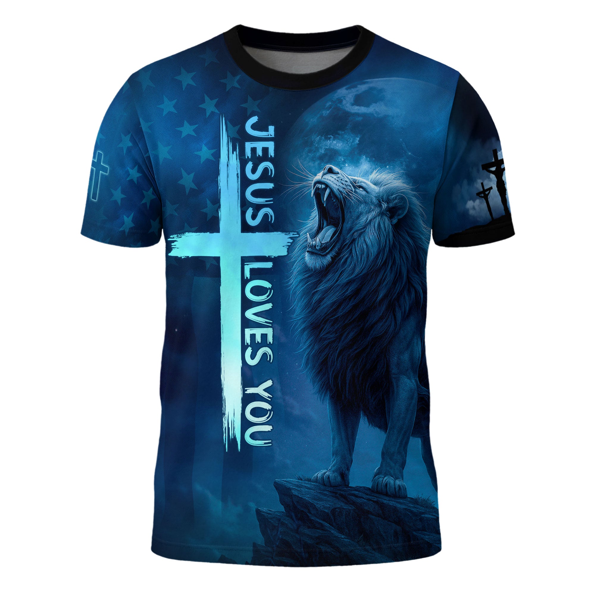 Jesus Loves You Lion of Judah Christian T-Shirt