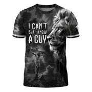 I Can’t But I Know A Guy Jesus Cross Lion Of Judah Christian Faith T-Shirt