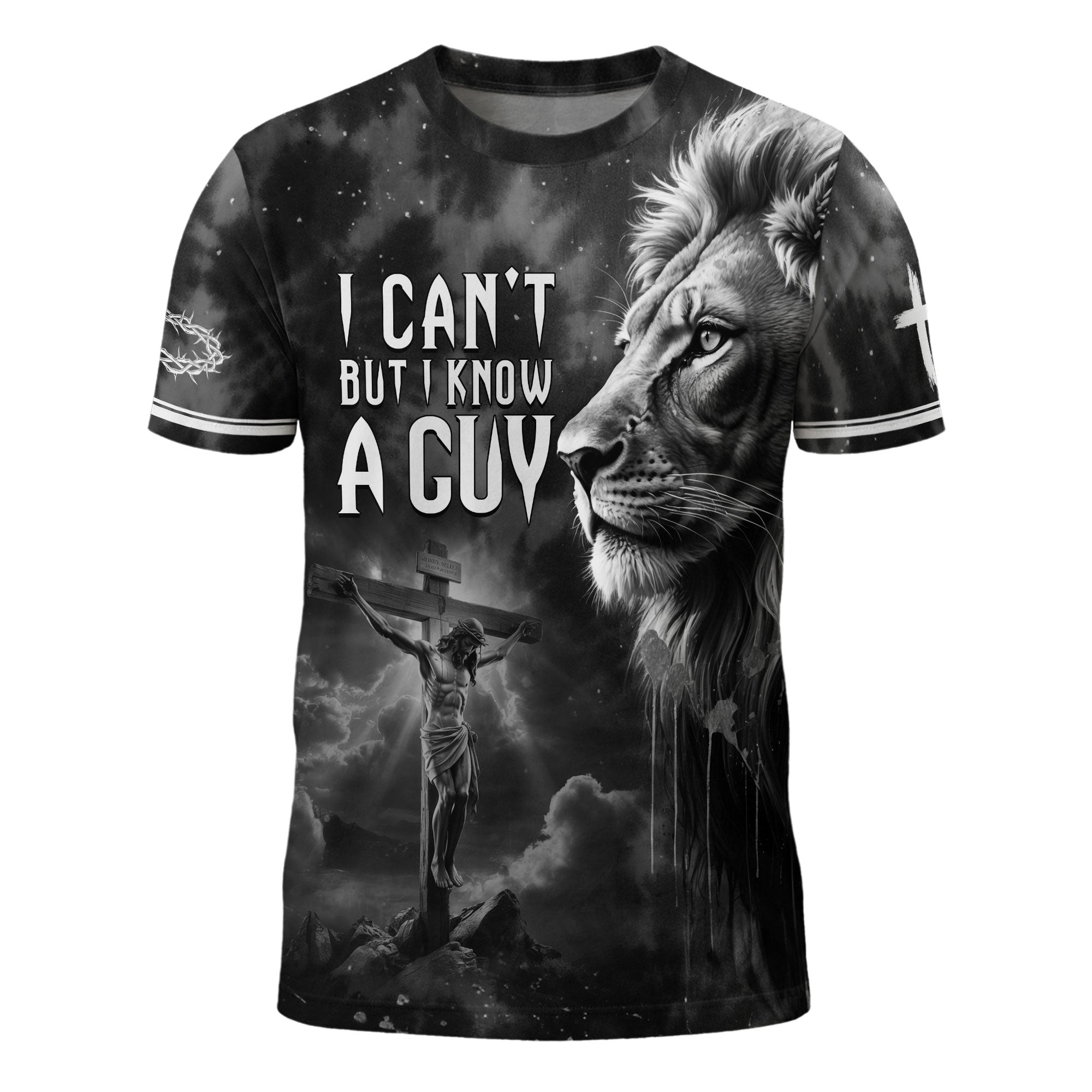 I Can’t But I Know A Guy Jesus Cross Lion Of Judah Christian Faith T-Shirt