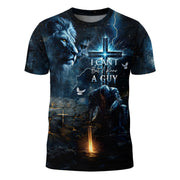 I Can’t But I Know A Guy Christian T-Shirt Knight Warrior Jesus Cross Design