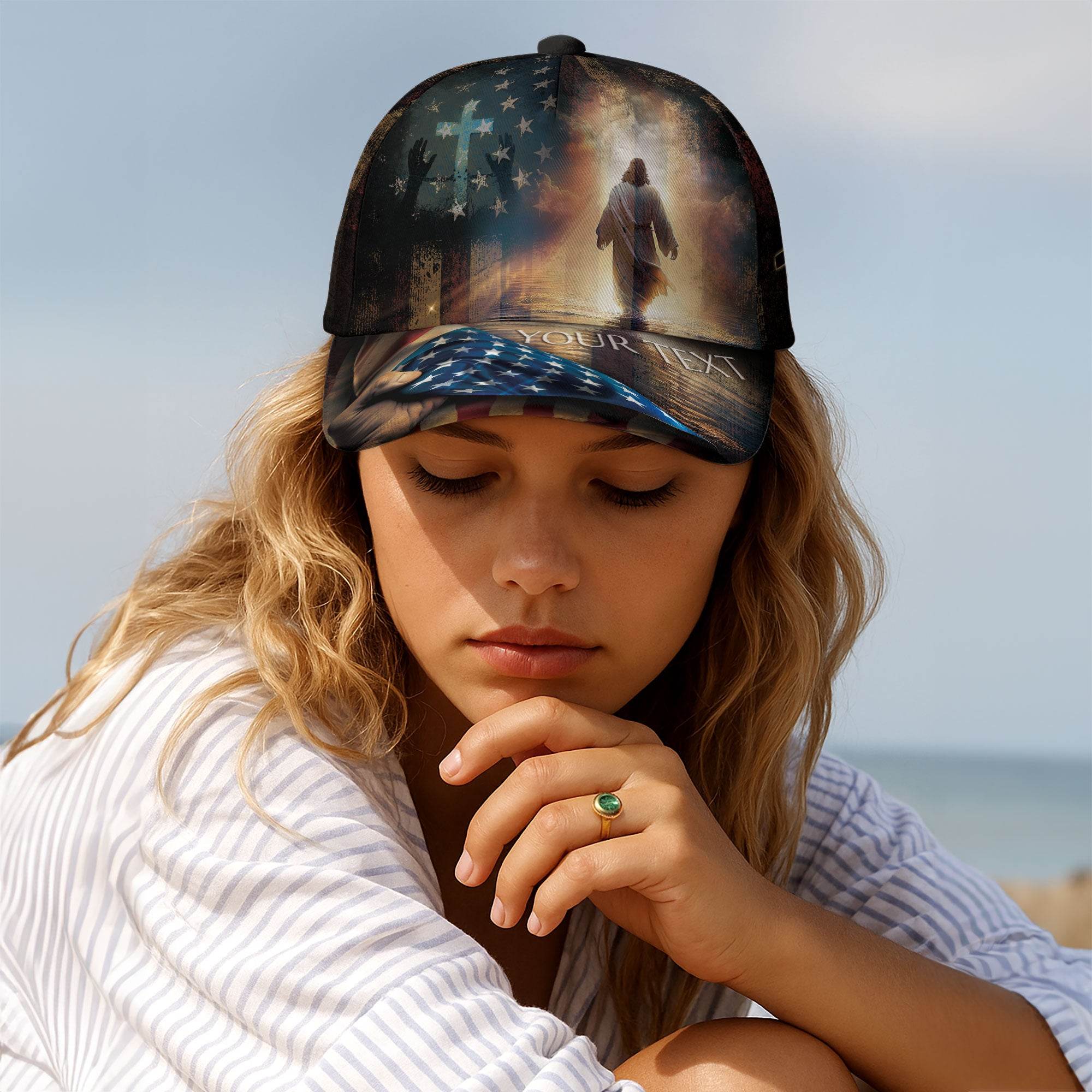 Walk with Christ – American Christian Customized Hat - Rust Field Wear